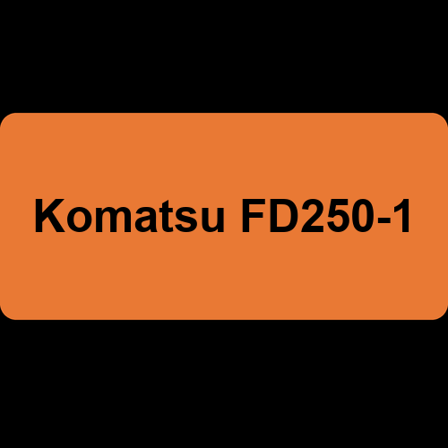 Komatsu FD250-1